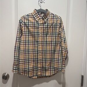 Boys Crewcuts Plaid Dress Shirt